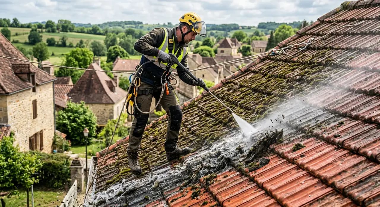 Entretien et démoussage toiture Antony 92