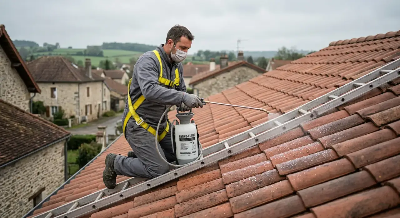 Peinture toiture colorée imperméabilisante Antony 92