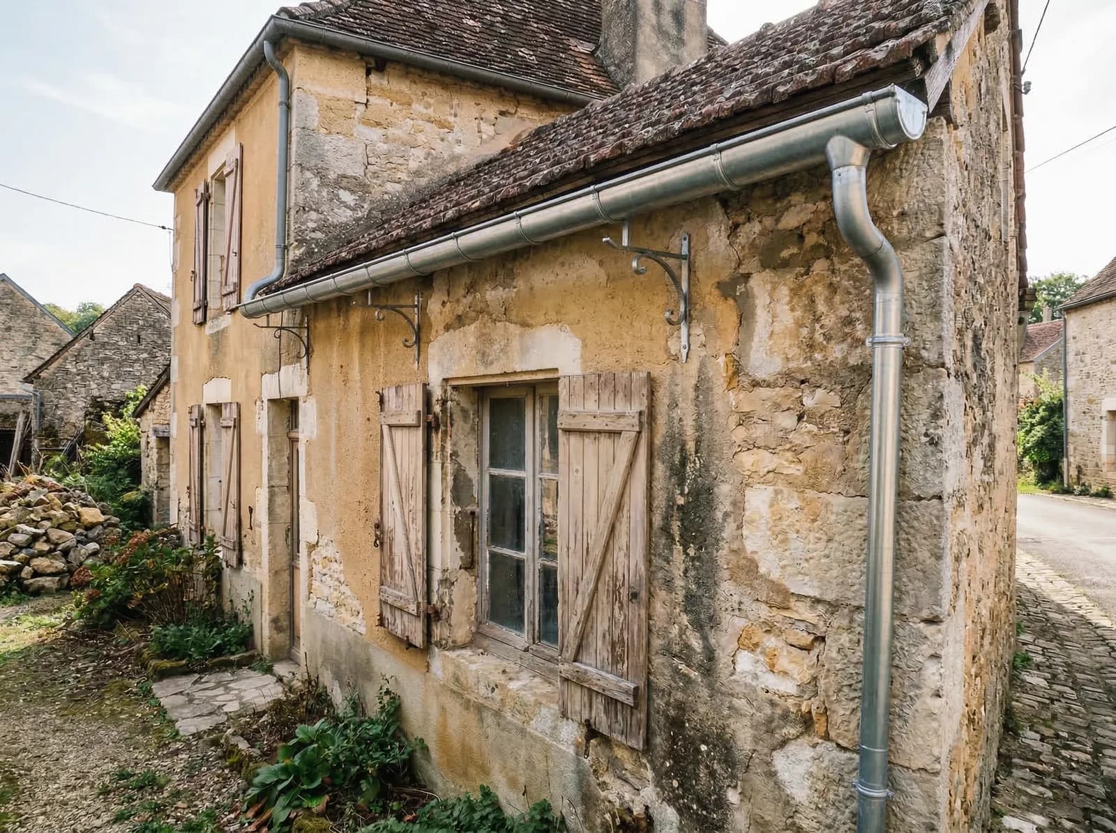 Renovation Gouttieres Zinc - Apres