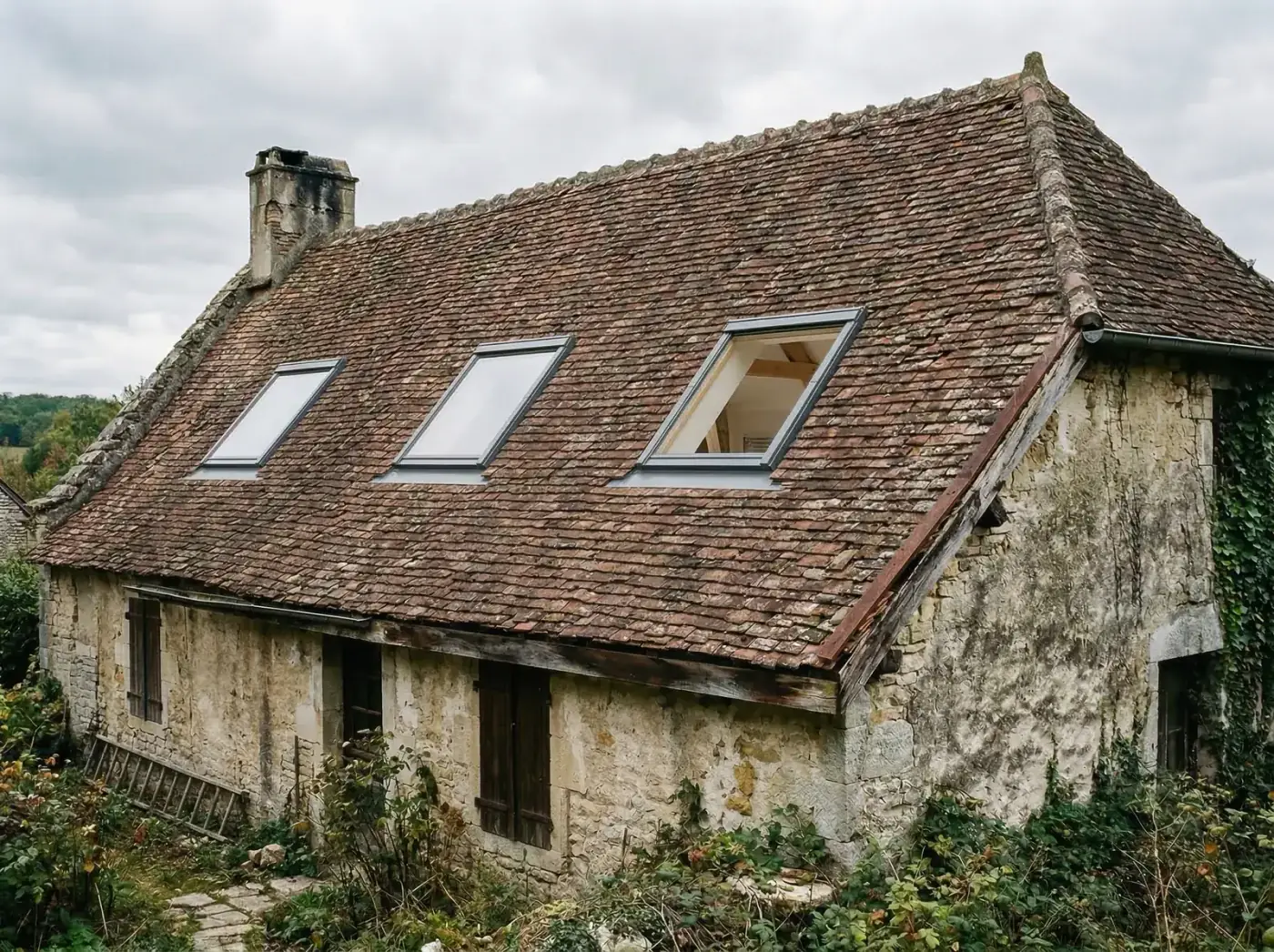 Extension & Pose de Velux - Apres