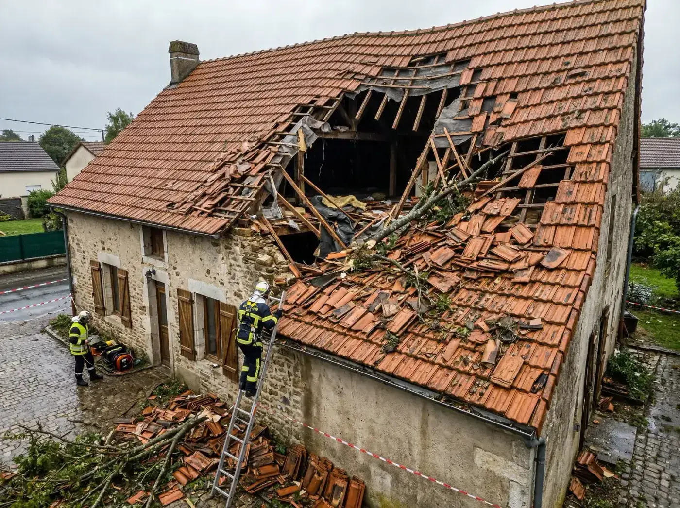 Reparation Urgente Suite Tempete - Avant